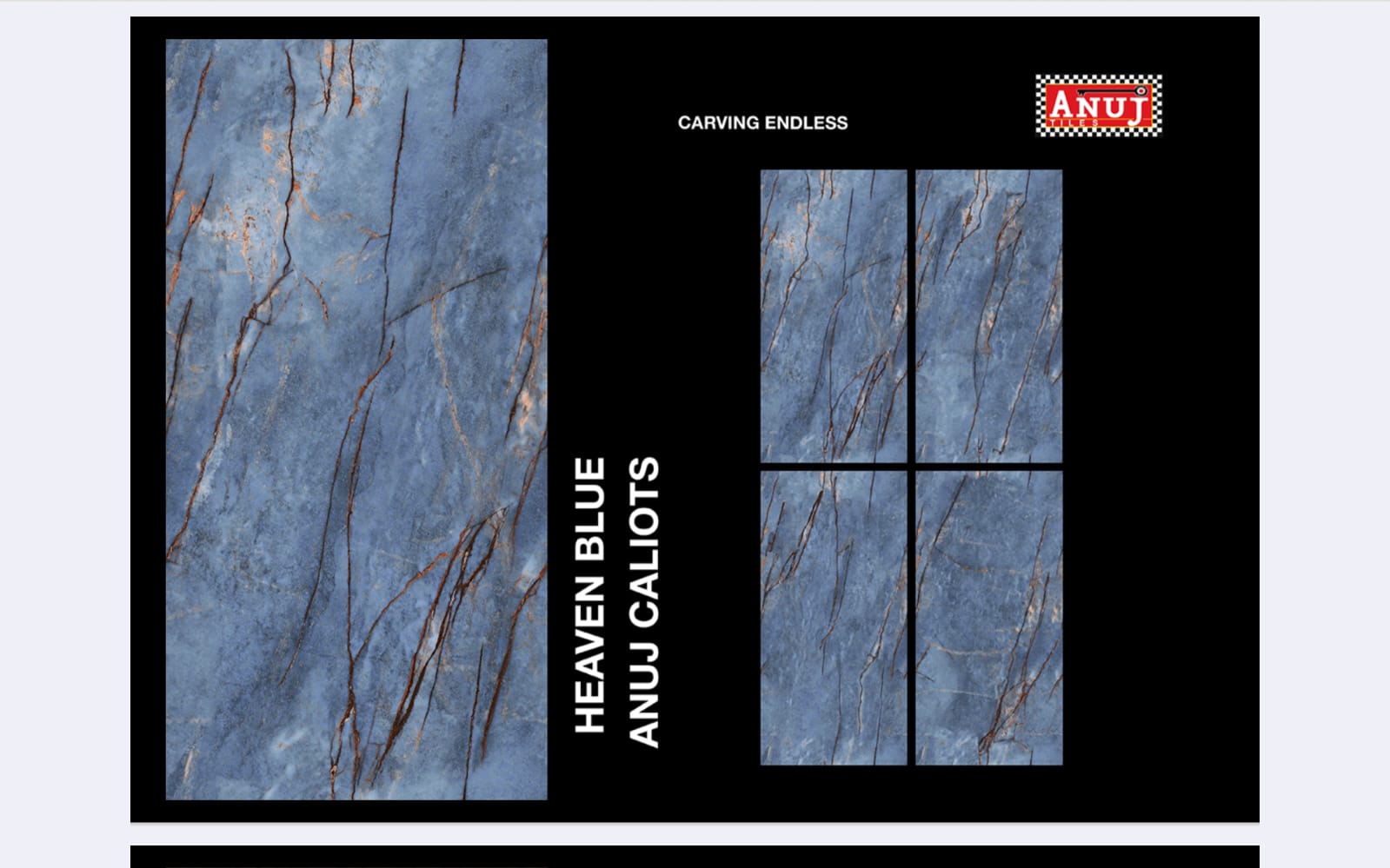 ANUJ 4X2 FLOOR TILE  -CALIOTS